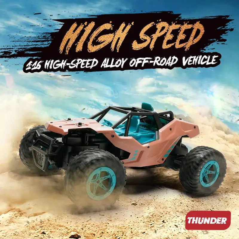 1:16 P165 RC Car 20KM/H Big Foot Racing Off Road High Speed Truck Kid Toys for Children Gift Vehicles Models Remote Control
1:16 P165 RC Car 20KM/H Big Foot Racing Off Road High Speed Truck Kid Toys for Children Gift Vehicles Models Remote Control