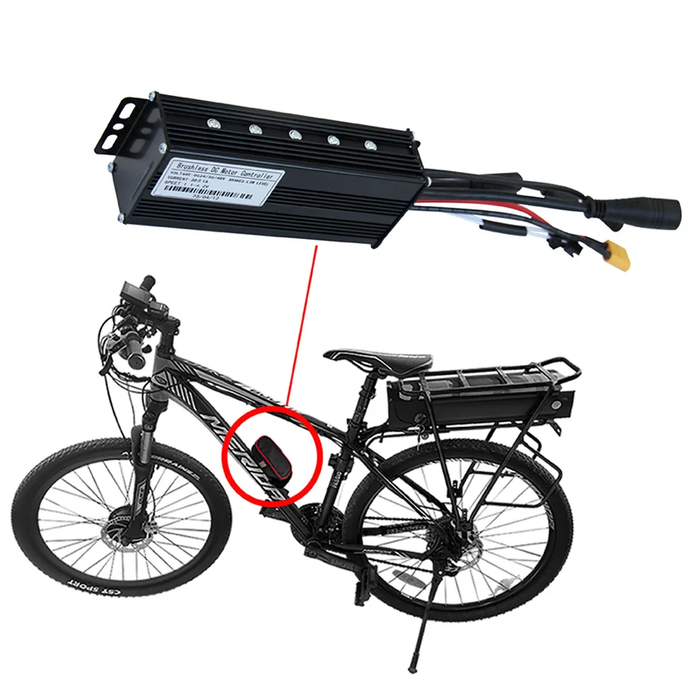 

Ebike Controller 24V36V48V-30A 750W 1000W Sine Wave Three-Mode Controller Brushless Motor Electric Bicycle Accessories