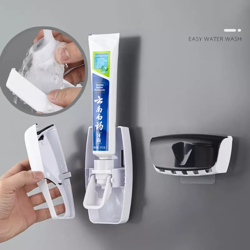 2022 Holder Automatic Toothpaste Dispenser Set Dustproof Sticky Suction Wall Mounted Toothpaste Squeezer for Bathroom
2022 Holder Automatic Toothpaste Dispenser Set Dustproof Sticky Suction Wall Mounted Toothpaste Squeezer for Bathroom