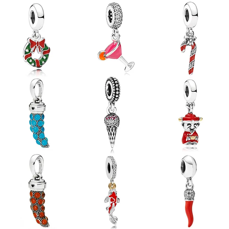 Original Red Green Enamel Holiday Wreath Turquoise Amulet Pendant Bead Fit Europe Bracelet 925 Sterling Silver Charm Jewelry
Original Red Green Enamel Holiday Wreath Turquoise Amulet Pendant Bead Fit Europe Bracelet 925 Sterling Silver Charm Jewelry