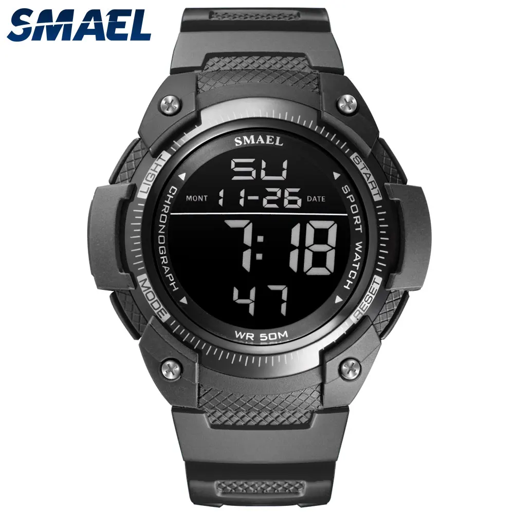 Men Watches Digital SMAEL Watch Waterproof LED Clock Alarm reloj hombre Stopwatch Black Wristwatch 1335 Sport Watches Digital
Men Watches Digital SMAEL Watch Waterproof LED Clock Alarm reloj hombre Stopwatch Black Wristwatch 1335 Sport Watches Digital