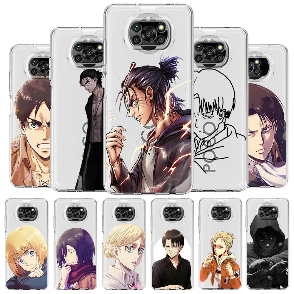 Attack on Titan Anime Phone Case For Xiaomi Mi 12T 10 12 Lite 11 Ultra 11X 11T Pro 11i Poco X4 X3 NFC F3 F4 M3 M4 Clear Cover
Attack on Titan Anime Phone Case For Xiaomi Mi 12T 10 12 Lite 11 Ultra 11X 11T Pro 11i Poco X4 X3 NFC F3 F4 M3 M4 Clear Cover