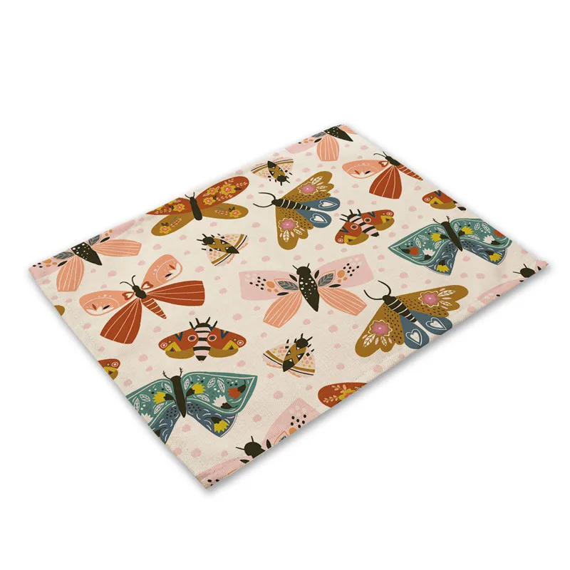 Fashion Flower Butterfly Pattern Table Mat Kitchen Decoration Table Napkin For Wedding Table Mat Placemat Dining Accessories
Fashion Flower Butterfly Pattern Table Mat Kitchen Decoration Table Napkin For Wedding Table Mat Placemat Dining Accessories