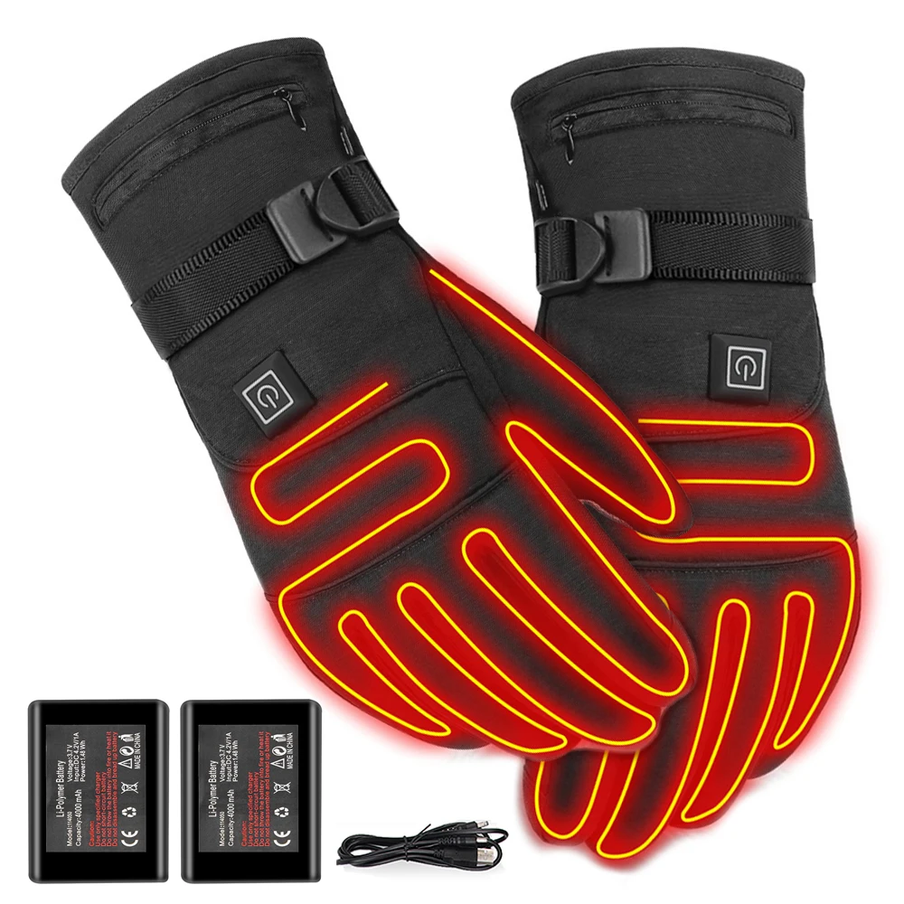 1 Pair USB Electric Heated Gloves Rechargeable Battery Powered Hand Warmer For Hunting Fishing Skiing Motorcycle Thermal Gloves
1 Pair USB Electric Heated Gloves Rechargeable Battery Powered Hand Warmer For Hunting Fishing Skiing Motorcycle Thermal Gloves