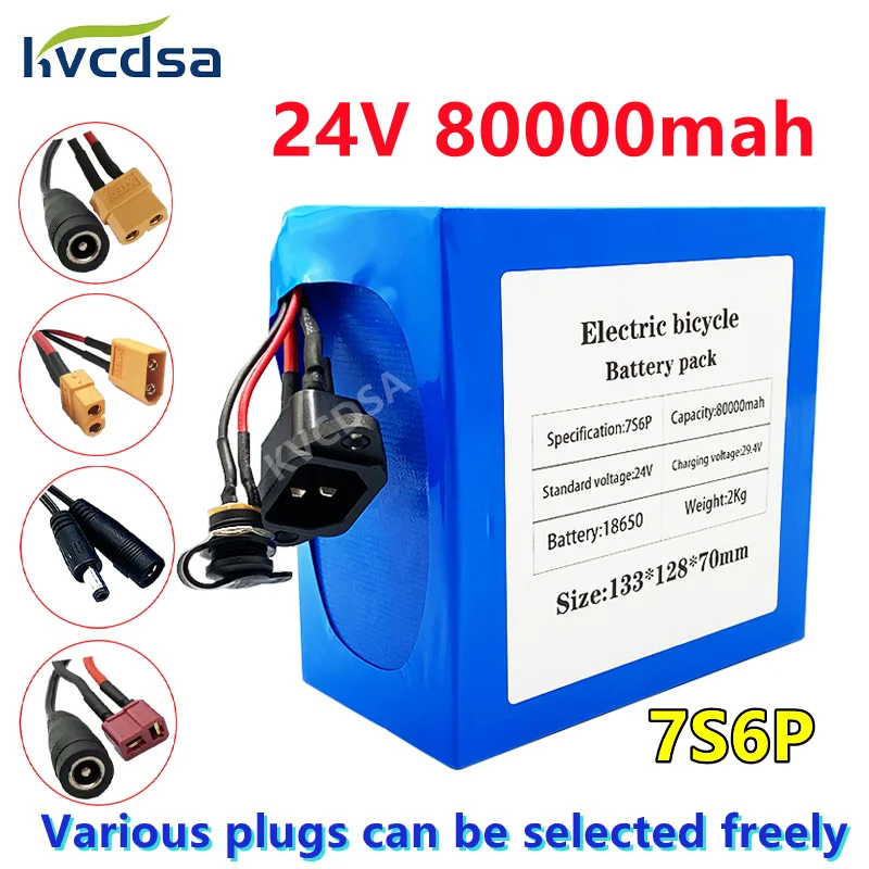 New 7S6P 24V 80000mAh battery pack 1000W 29.4V 80000mAh lithium battery for wheelchair electric bicycle
New 7S6P 24V 80000mAh battery pack 1000W 29.4V 80000mAh lithium battery for wheelchair electric bicycle