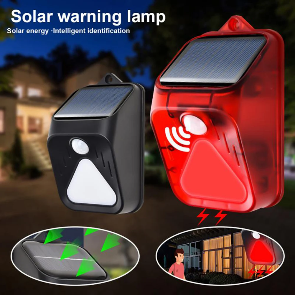 Solar Strobe Alarm Light Motion Detector Security Siren Light IP65 Waterproof Sound Alarm Lamp with Night for Home Yard Farm
Solar Strobe Alarm Light Motion Detector Security Siren Light IP65 Waterproof Sound Alarm Lamp with Night for Home Yard Farm
