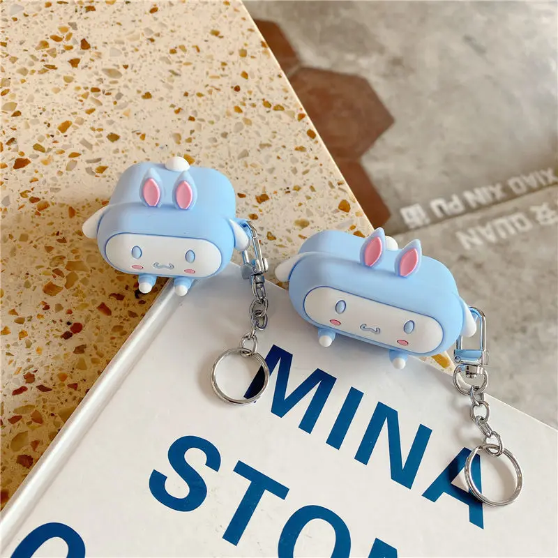 Cartoon 3D Cinnamoroll Soft Earphone Case for AirPods 1 2 Pro Wireless Bluetooth Headphone Protection Cover
Cartoon 3D Cinnamoroll Soft Earphone Case for AirPods 1 2 Pro Wireless Bluetooth Headphone Protection Cover