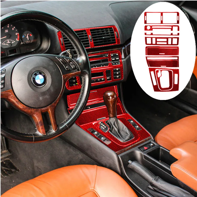 Car Carbon Fiber Interior AC&CD Panel Gear Shift Frame Cover Console Air Vent Outlet Trim For BMW 3Series E46 1998-2005 Sticker
Car Carbon Fiber Interior AC&CD Panel Gear Shift Frame Cover Console Air Vent Outlet Trim For BMW 3Series E46 1998-2005 Sticker