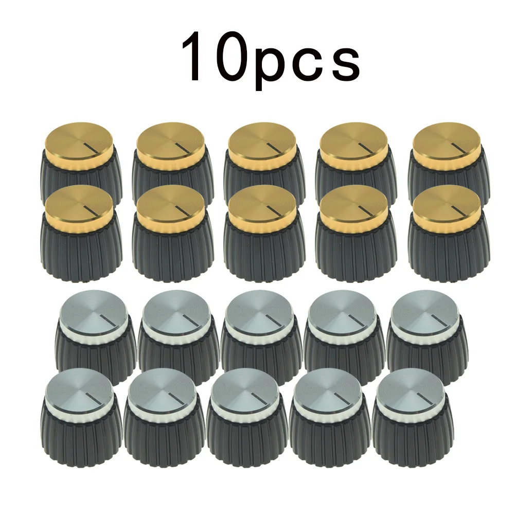 10Pcs Replacement Amplifier Knobs Guitar AMP Knob Push-On Cap Accessorys For DIY Loudspeaker Boxeffector Guitar Other Equipment
10Pcs Replacement Amplifier Knobs Guitar AMP Knob Push-On Cap Accessorys For DIY Loudspeaker Boxeffector Guitar Other Equipment