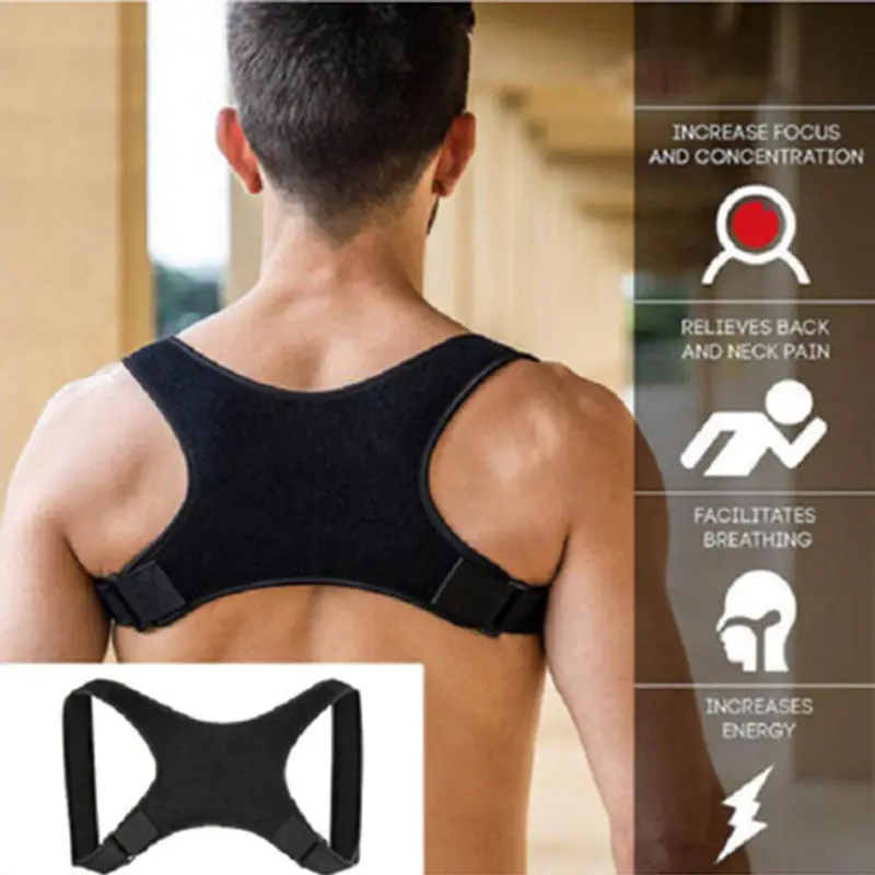 New Medical Adjustable Back Posture Corrector Shoulder Clavicle Support Correction Belt for Men Women Humpback Seated Corrector
New Medical Adjustable Back Posture Corrector Shoulder Clavicle Support Correction Belt for Men Women Humpback Seated Corrector