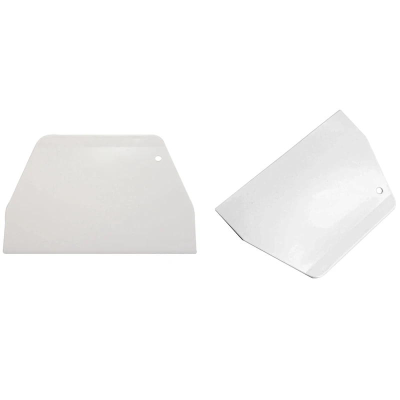 2 Pcs Dough Scraper Plastic Pastry Butter Cutter Baking Cake Decorating Kitchen Tool, A & B
2 Pcs Dough Scraper Plastic Pastry Butter Cutter Baking Cake Decorating Kitchen Tool, A & B