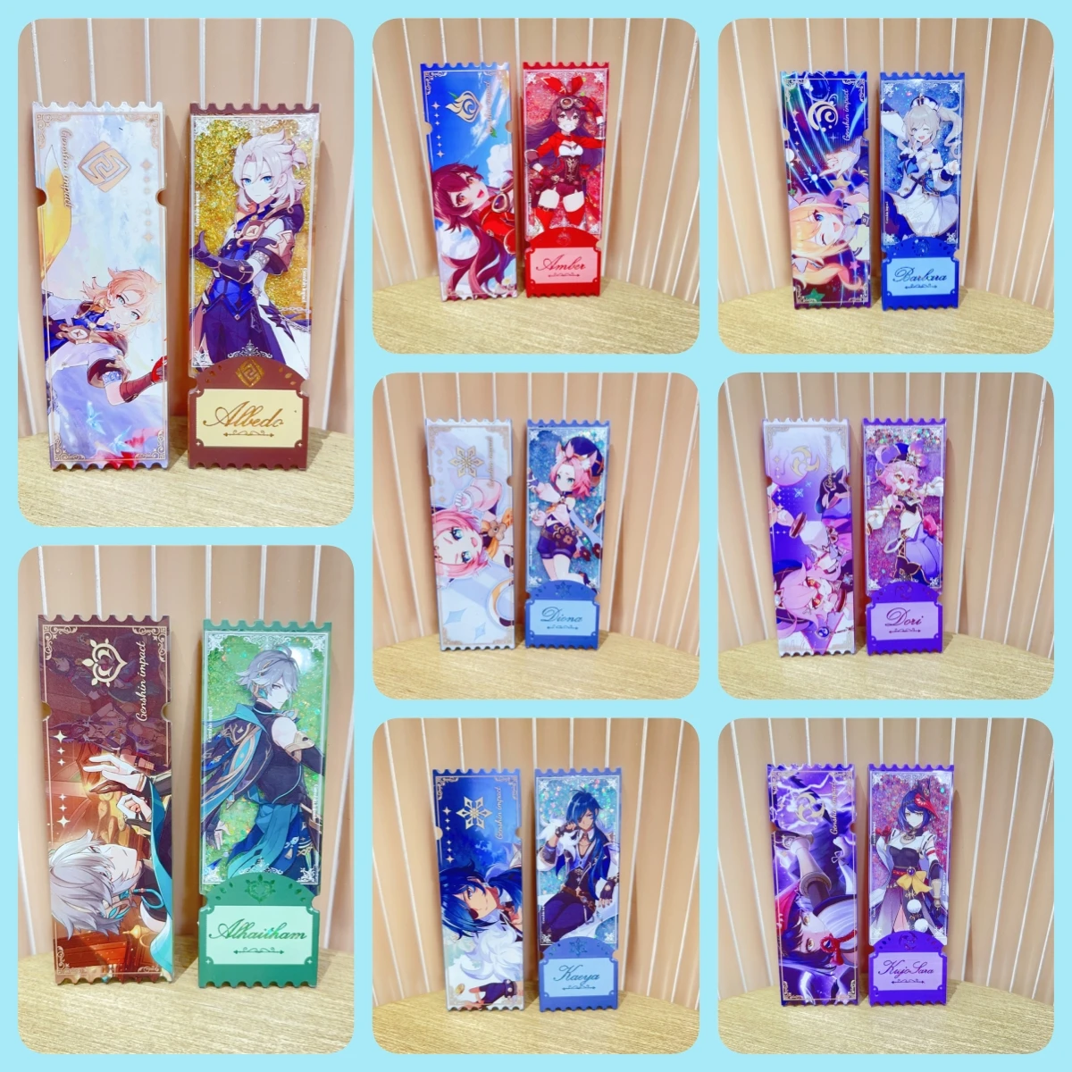 Game Anime Genshin Impact Cosplay Acrylic Stand Quicksand Ticket StubModel Plate Desk Decortion Student Friends Gift
Game Anime Genshin Impact Cosplay Acrylic Stand Quicksand Ticket StubModel Plate Desk Decortion Student Friends Gift