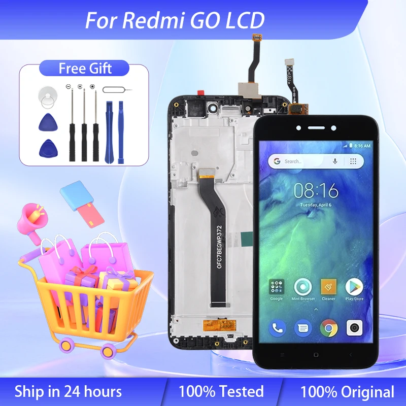 Wholesale 5.0 Inch Display For Xiaomi Redmi Go lcd Touch Panel Screen Digitizer Aassembly Free Shipping With Tools
Wholesale 5.0 Inch Display For Xiaomi Redmi Go lcd Touch Panel Screen Digitizer Aassembly Free Shipping With Tools