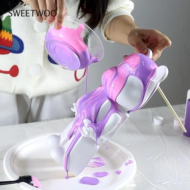 Handmade Diy Graffit Bearbricklys 400 Statue Figure Decoration Creative Violent Bear Resin Large Fluid Bear Home Room Shop Decor
Handmade Diy Graffit Bearbricklys 400 Statue Figure Decoration Creative Violent Bear Resin Large Fluid Bear Home Room Shop Decor