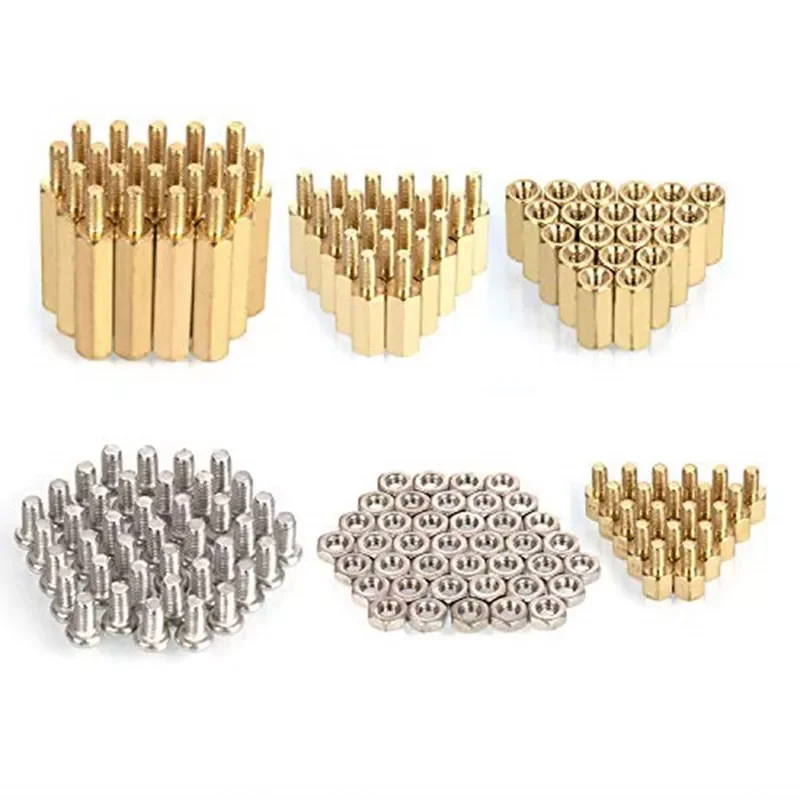 120Pcs Installation Tool for Raspberry Pi 4 Model B/3B+/3B M2.5 Series Hex Brass Column/Nuts+Screws Accessories Kit
120Pcs Installation Tool for Raspberry Pi 4 Model B/3B+/3B M2.5 Series Hex Brass Column/Nuts+Screws Accessories Kit