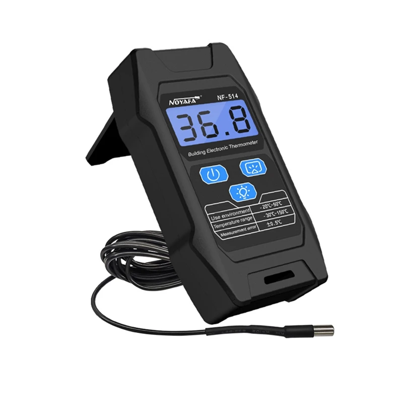 NOYAFA NF-514 портативный электронный измеритель температуры, Высокоточный ЖК-дисплей, прибор для измерения температуры
NOYAFA NF-514 портативный электронный измеритель температуры, Высокоточный ЖК-дисплей, прибор для измерения температуры