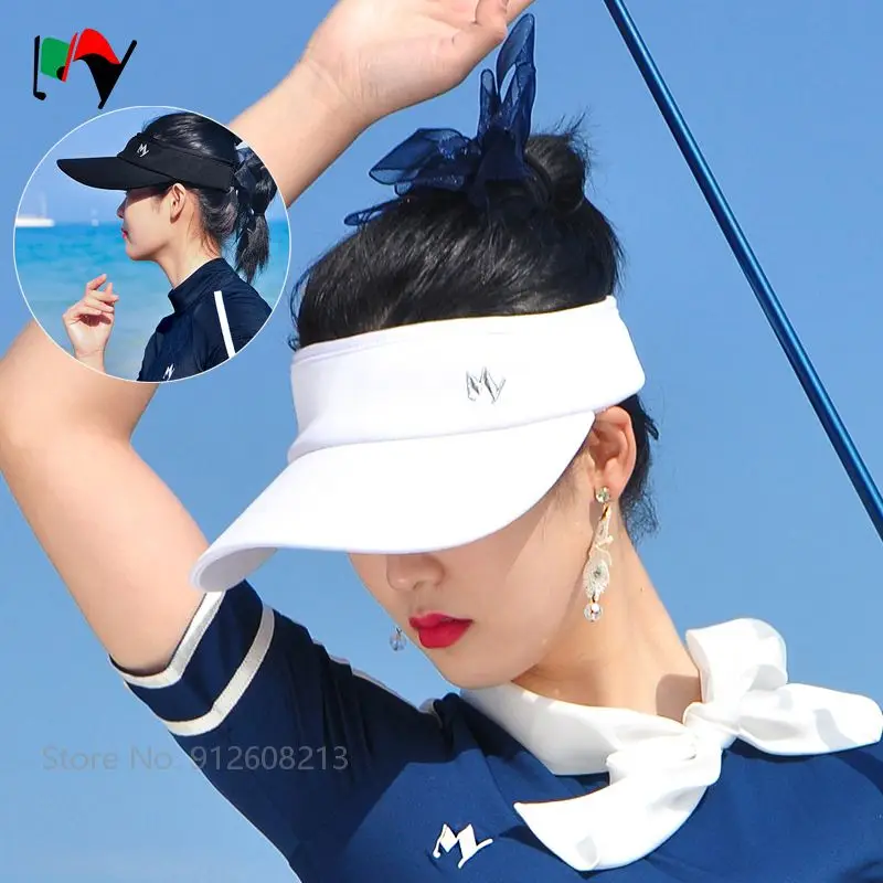 MY Summer Sun Protected Golf Peaked Hats Ladies Anti-sweat Golf Caps Women Outdoor Sports Empty Top Hat Breathable Sun Visor Cap 
MY Summer Sun Protected Golf Peaked Hats Ladies Anti-sweat Golf Caps Women Outdoor Sports Empty Top Hat Breathable Sun Visor Cap