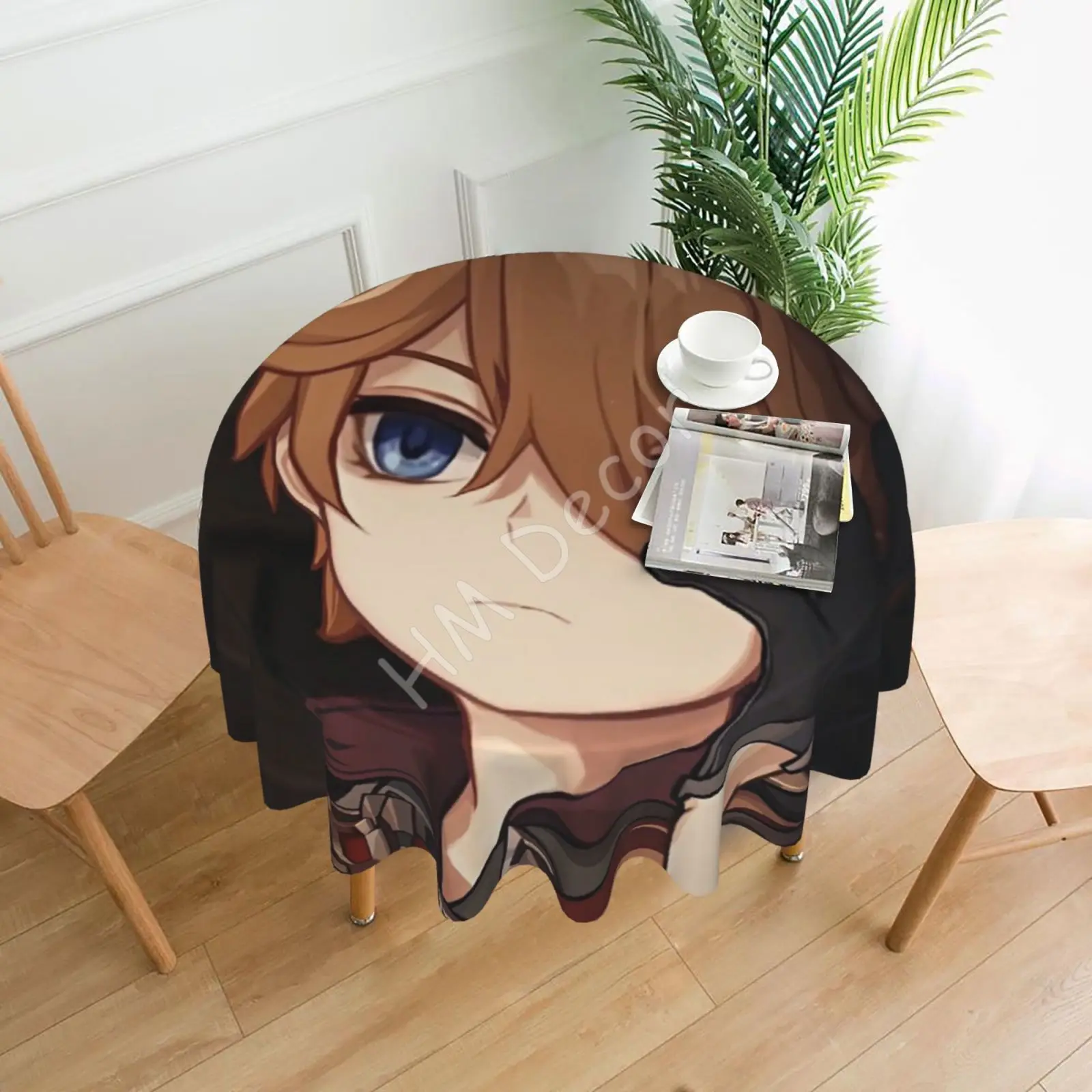 Round Tablecloth 60in Childe Genshin Impact Tablecover Anti-Wrinkle Waterproof Wipeable Table Cloth for Kitchen Home Decoration
Round Tablecloth 60in Childe Genshin Impact Tablecover Anti-Wrinkle Waterproof Wipeable Table Cloth for Kitchen Home Decoration