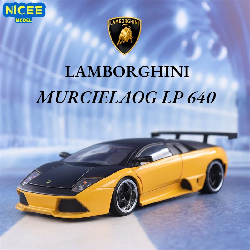 Jada 1:24 LAMBORGHINI MURCIELAOG LP 640 High Simulation Diecast Car Metal Alloy Model Car Children's toys collection gifts J298 
Jada 1:24 LAMBORGHINI MURCIELAOG LP 640 High Simulation Diecast Car Metal Alloy Model Car Children's toys collection gifts J298