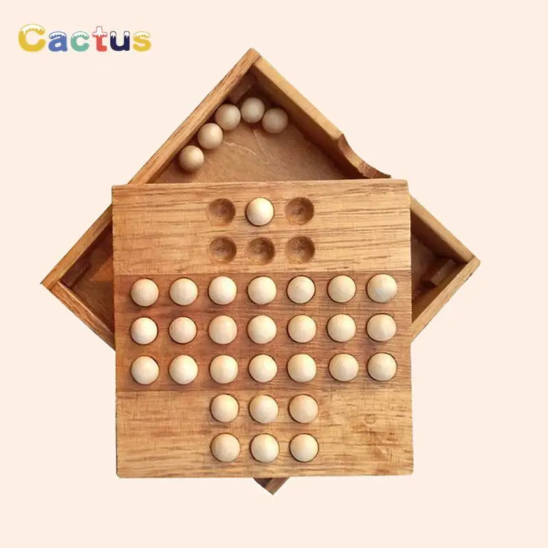 Adult Classical Educational Toys Europe Board Game Single Chess Peg Solitaire Diamond Move Independently Cognitive Ability Toy
Adult Classical Educational Toys Europe Board Game Single Chess Peg Solitaire Diamond Move Independently Cognitive Ability Toy