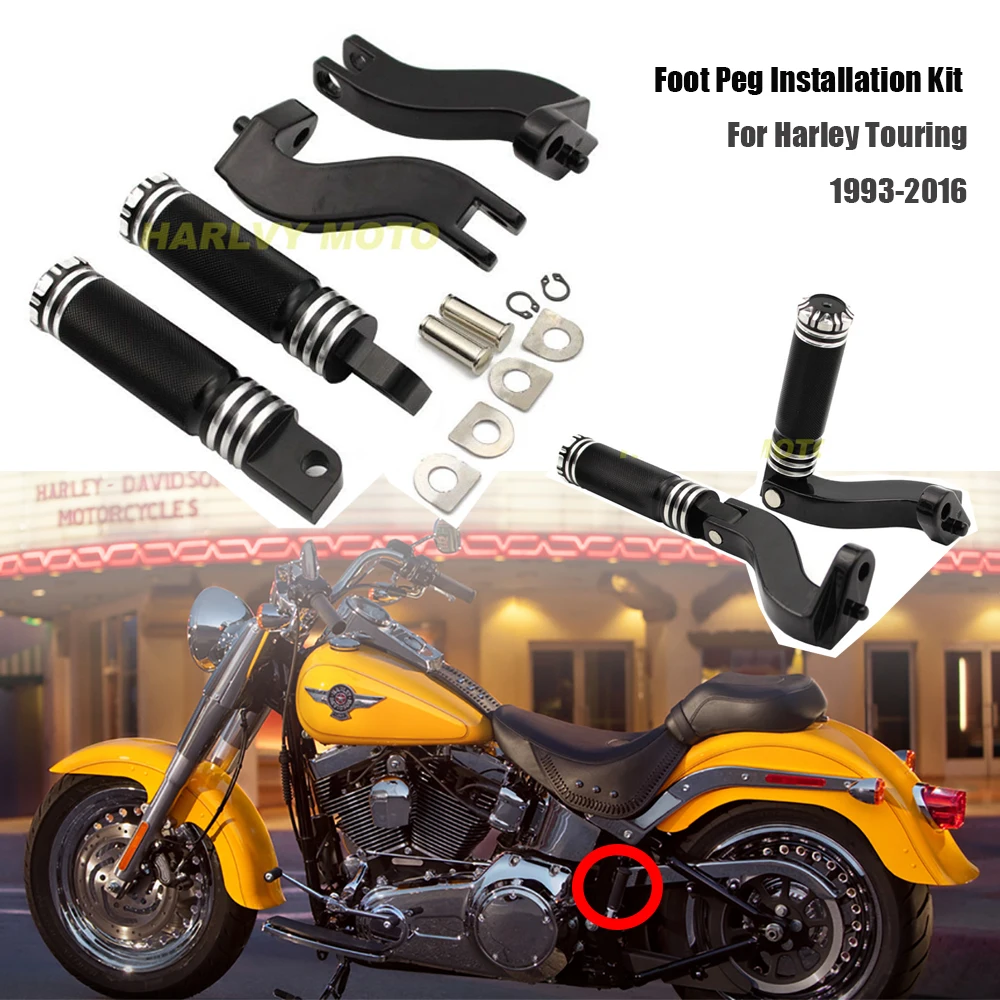 Black Design Foot Pegs Footrest+Passenger Rear Foot Peg Mount Kits For Touring 1993-2016
Black Design Foot Pegs Footrest+Passenger Rear Foot Peg Mount Kits For Touring 1993-2016