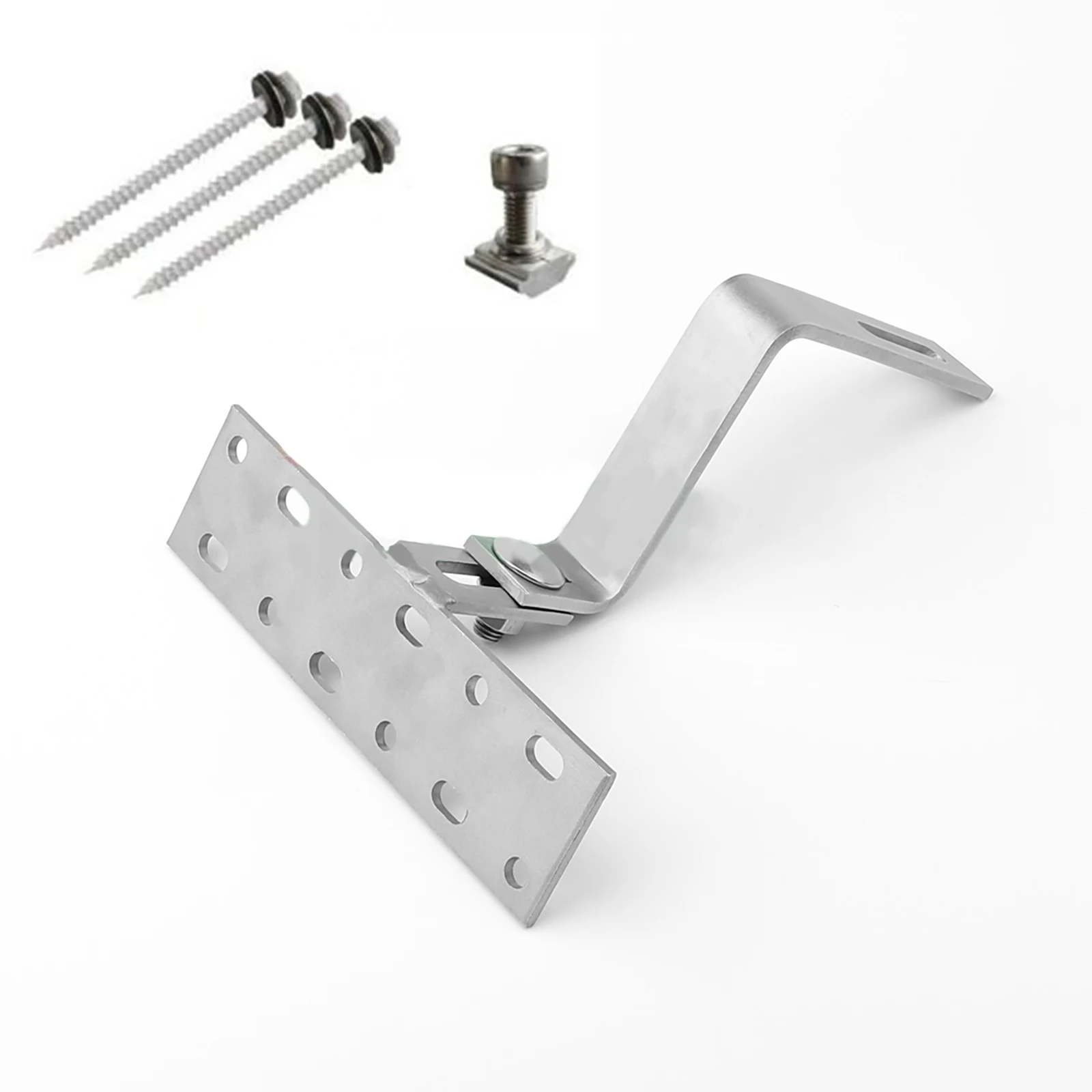 Roof Hook Hook Up 90 Degrees Vertical Adjustment Guide Rail Accessories Photovoltaic Bracket 304 Stainless Steel
Roof Hook Hook Up 90 Degrees Vertical Adjustment Guide Rail Accessories Photovoltaic Bracket 304 Stainless Steel