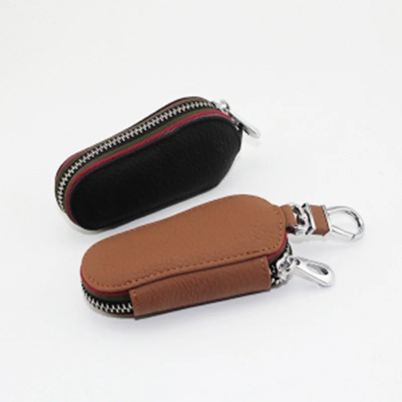 Creative personality car key case fashion lychee grain leather key case car key protector zipper bag wholesale
Creative personality car key case fashion lychee grain leather key case car key protector zipper bag wholesale