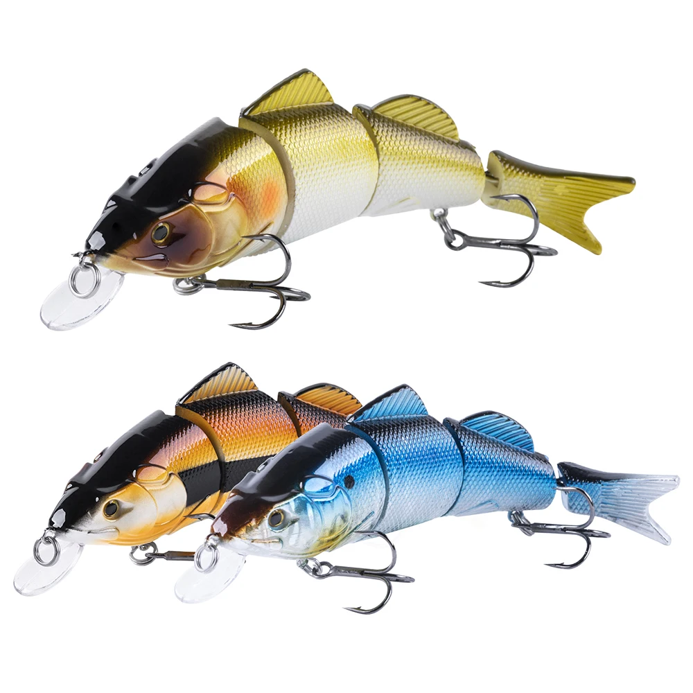 Goture Hard Body Swimbaits 26g 45g 51g Jointed Minnow Wobblers ABS Body with Soft Rubber Tail Sink Slow Bonic Bait for Pike Bass
Goture Hard Body Swimbaits 26g 45g 51g Jointed Minnow Wobblers ABS Body with Soft Rubber Tail Sink Slow Bonic Bait for Pike Bass