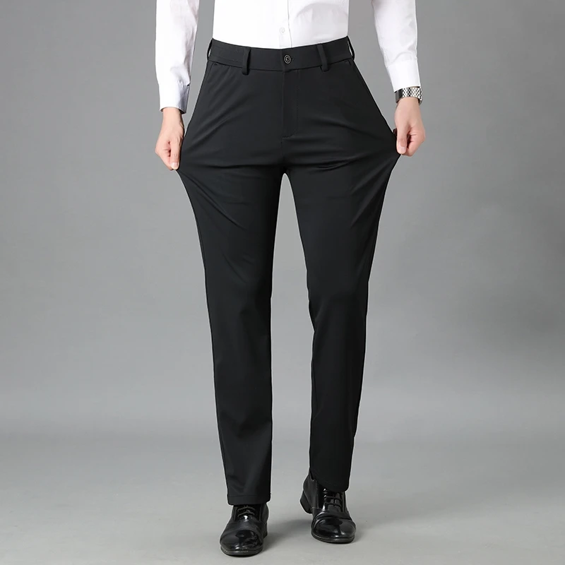 Summer Men'S Comfortable Sports Loose Ice Silk Casual Pants New Spring Thin Business Fashion Versatile Straight Leg Trousers
Summer Men'S Comfortable Sports Loose Ice Silk Casual Pants New Spring Thin Business Fashion Versatile Straight Leg Trousers