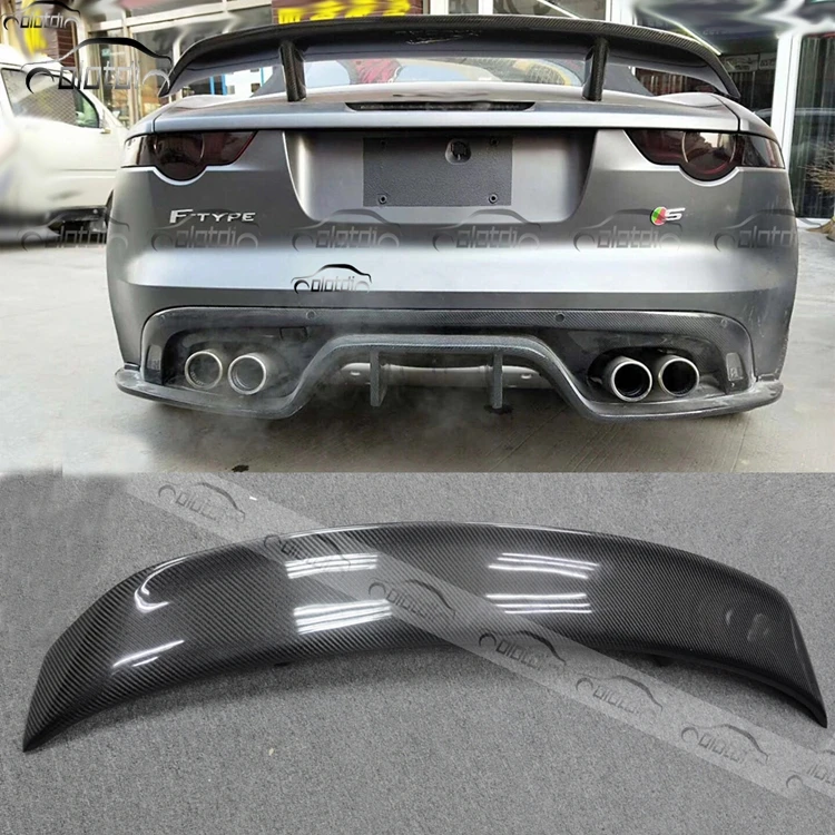 GT Style Carbon Fiber Boot Lip Rear Trunk Lip Tail Wing High Kick Spoiler for Jaguar F-type 2013-2017
GT Style Carbon Fiber Boot Lip Rear Trunk Lip Tail Wing High Kick Spoiler for Jaguar F-type 2013-2017