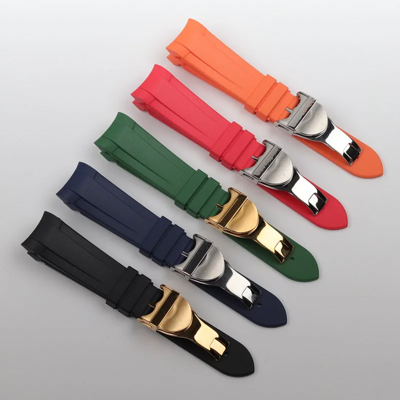 22mm Black Blue Red Orange Green Curved End Soft Silicone Rubber Wrist Watch Band with Butterfly Clasp For Tudor strap
22mm Black Blue Red Orange Green Curved End Soft Silicone Rubber Wrist Watch Band with Butterfly Clasp For Tudor strap