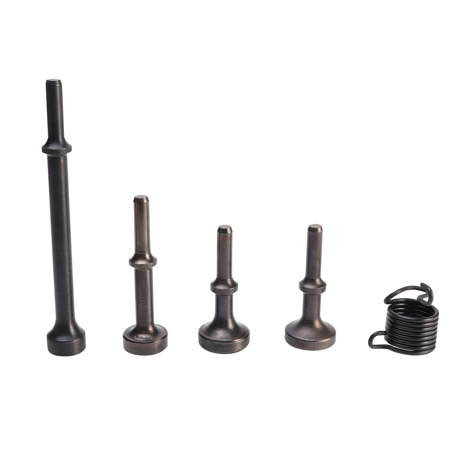 5pcs Air Hammer Bits Set Tyre Pneumatic Chisel Smoothing Extended Length 0.401 Shank Car Repair Kit With Spring Portable Durable
5pcs Air Hammer Bits Set Tyre Pneumatic Chisel Smoothing Extended Length 0.401 Shank Car Repair Kit With Spring Portable Durable