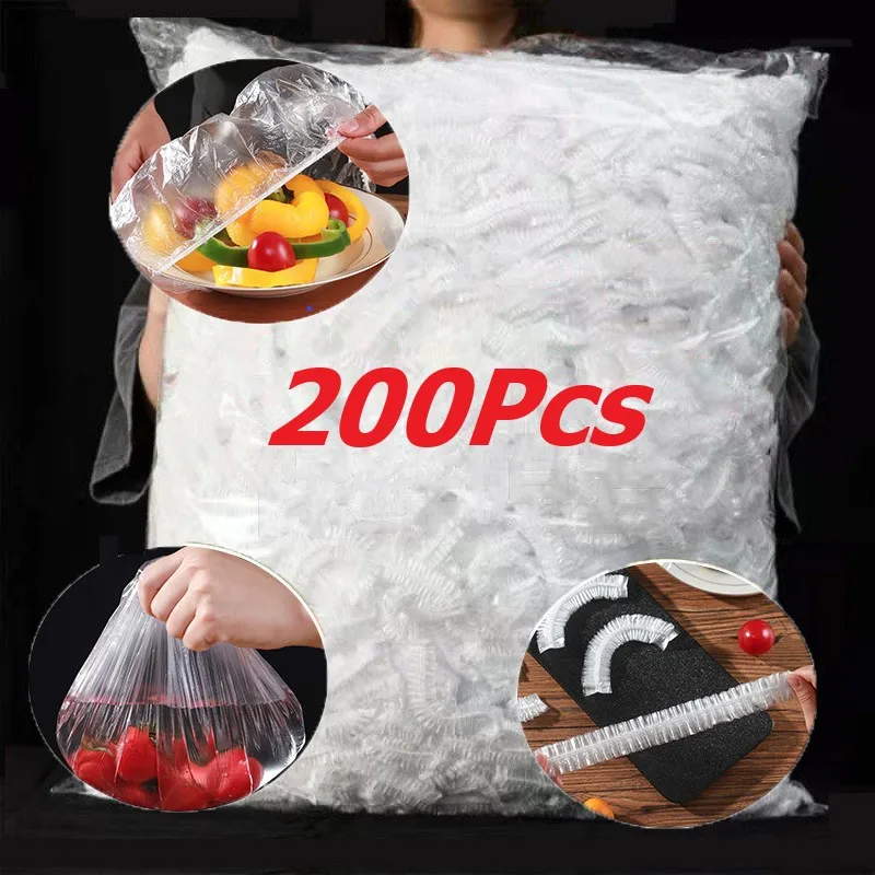 Disposable Food Cover Bags Elastic Plastic Wrap Covers Food Preservation Bag Bowl Dish Cover Food Film Kitchen Accessories
Disposable Food Cover Bags Elastic Plastic Wrap Covers Food Preservation Bag Bowl Dish Cover Food Film Kitchen Accessories