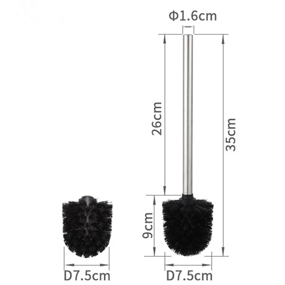 Scrubbers Toilet Brush Chrome Cleaning Head & Handle Replacement Stainless Steel Household Products Accessories
Scrubbers Toilet Brush Chrome Cleaning Head & Handle Replacement Stainless Steel Household Products Accessories