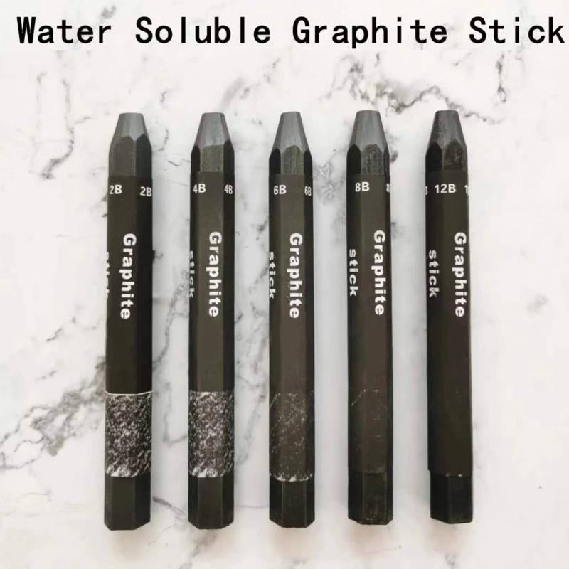 

Стираемый водорастворимый графитовый карандаш для студентов, набор для рисования скетчей, растворимый графитовый карандаш, набор для люби...