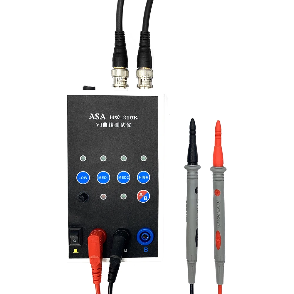 HW-210K Handheld Portable Dual-channel VI Curve Tester Circuit Board Online Detection ASA Tester 4 Gear Frequency Alternating
HW-210K Handheld Portable Dual-channel VI Curve Tester Circuit Board Online Detection ASA Tester 4 Gear Frequency Alternating