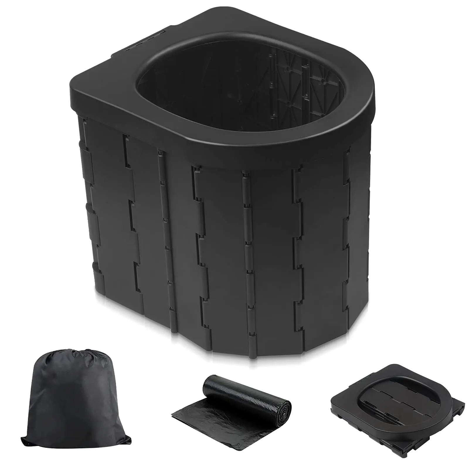 Portable Folding Toilet for Camping, Porta Potty Car Toilet, Travel Potty Perfect for Camping, Hiking,Trips,Construction Sites
Portable Folding Toilet for Camping, Porta Potty Car Toilet, Travel Potty Perfect for Camping, Hiking,Trips,Construction Sites