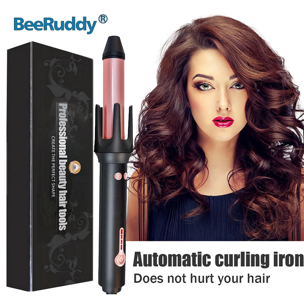 BeeRuddy Automatic Curling Iron Rotating Hair Curler Electric Hair Waver Styler Curling Wand Beach Wave Hair Rollers Curlers
BeeRuddy Automatic Curling Iron Rotating Hair Curler Electric Hair Waver Styler Curling Wand Beach Wave Hair Rollers Curlers