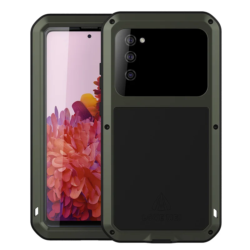 For Galaxy S20 FE S21 S21Plus S2Ultra Case Lovemei Aluminum Metal + Gorilla Glass Shock Drop Heavy Duty Protection Doom Armor
For Galaxy S20 FE S21 S21Plus S2Ultra Case Lovemei Aluminum Metal + Gorilla Glass Shock Drop Heavy Duty Protection Doom Armor