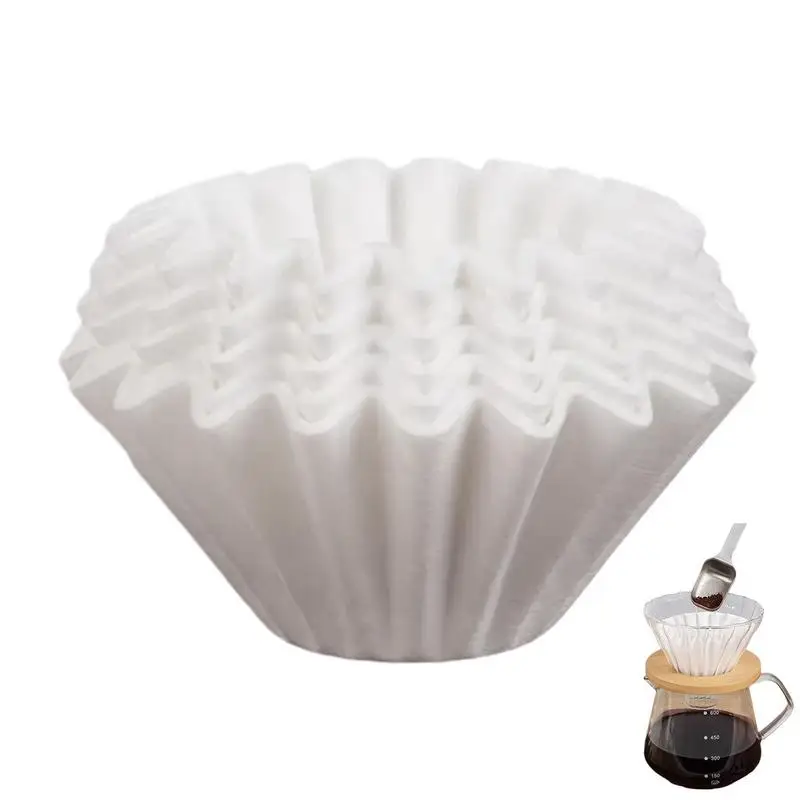 50Pcs Coffee Filter White Coffee Filters Single Serving Paper Hang Ear Drip Coffee Bag Unbleached Coffee Filter Accessories
50Pcs Coffee Filter White Coffee Filters Single Serving Paper Hang Ear Drip Coffee Bag Unbleached Coffee Filter Accessories
