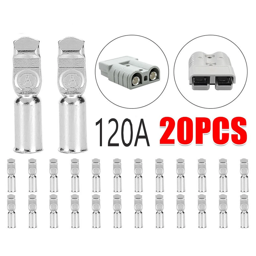 20Pcs FOR Anderson Plug Contacts Pins Lugs Terminals For 120 Amp Connectors 2-6AWG For Battery Connections
20Pcs FOR Anderson Plug Contacts Pins Lugs Terminals For 120 Amp Connectors 2-6AWG For Battery Connections