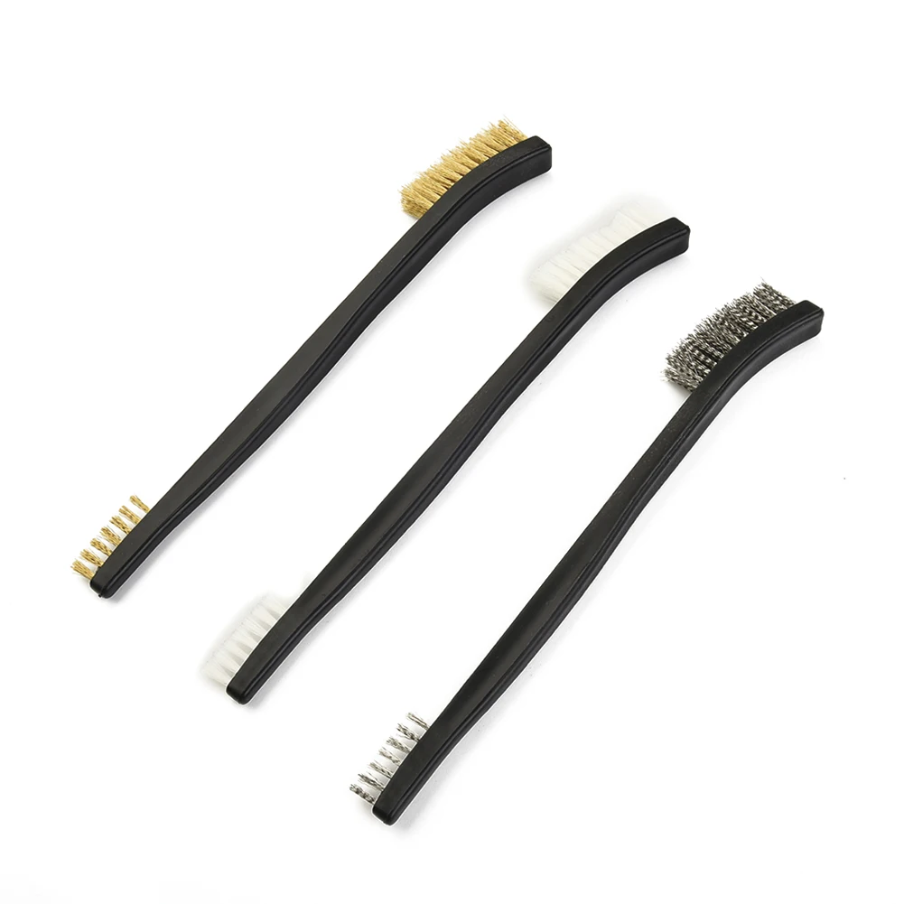 9pcs/set Mini Wire Brush Set Steel Brass Nylon Cleaning Polishing Brush For Metal Paint Scale Removing Hand Tools
9pcs/set Mini Wire Brush Set Steel Brass Nylon Cleaning Polishing Brush For Metal Paint Scale Removing Hand Tools
