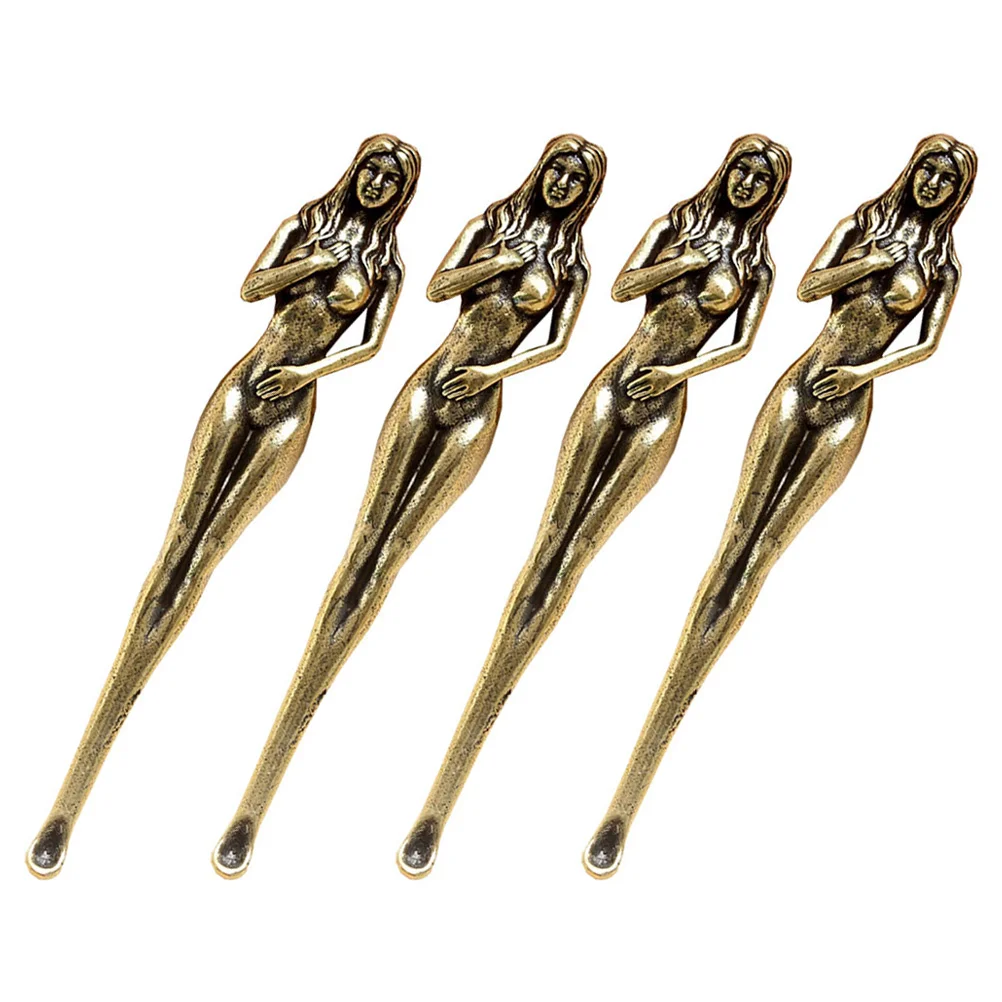 4Pcs Spoons Mini Medicine Spoons Goddess Shaped Medicine Spoons Gold Silverware Disposable Mini Spoons for Home Decor Laboratory
4Pcs Spoons Mini Medicine Spoons Goddess Shaped Medicine Spoons Gold Silverware Disposable Mini Spoons for Home Decor Laboratory