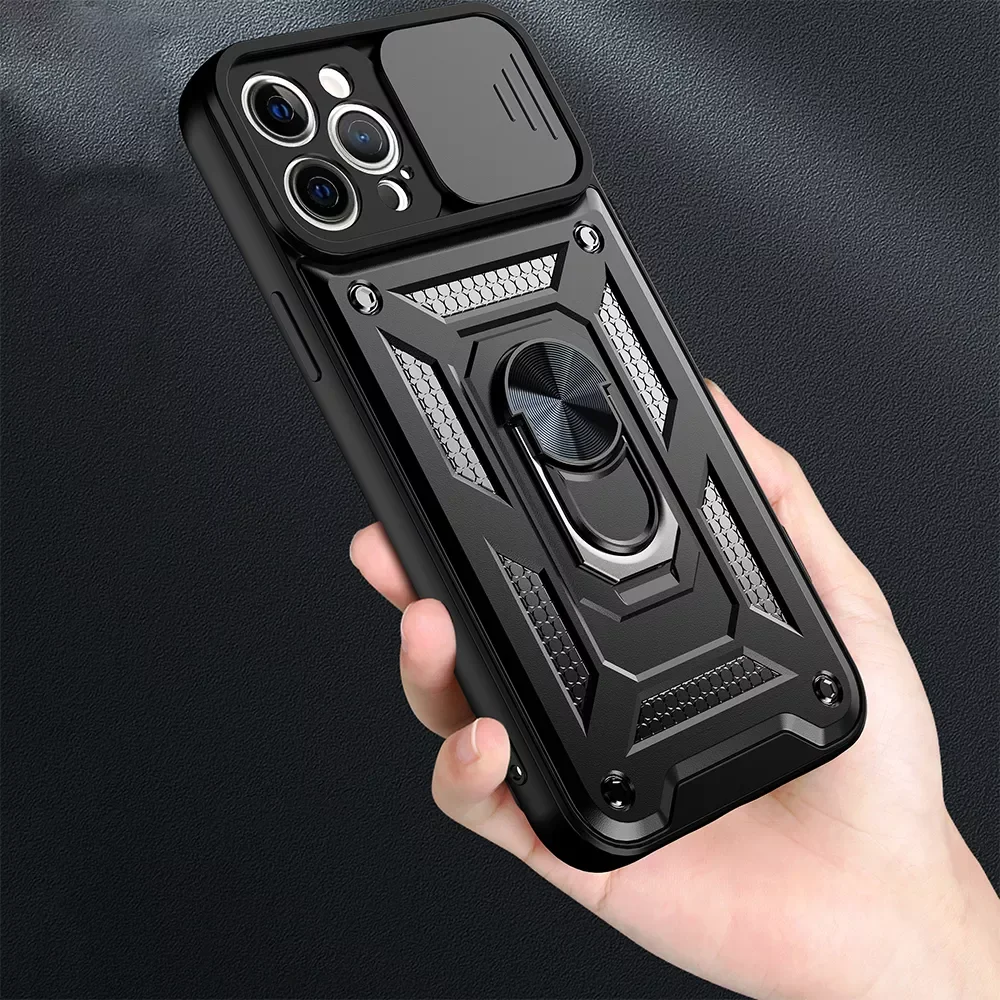 For iPhone 12 Mini 13 11 Pro Max XR X S Max 7 8 Plus SE 2020 Push Window Camera Len Protection Ring Stand Holder Shockproof Case
For iPhone 12 Mini 13 11 Pro Max XR X S Max 7 8 Plus SE 2020 Push Window Camera Len Protection Ring Stand Holder Shockproof Case
