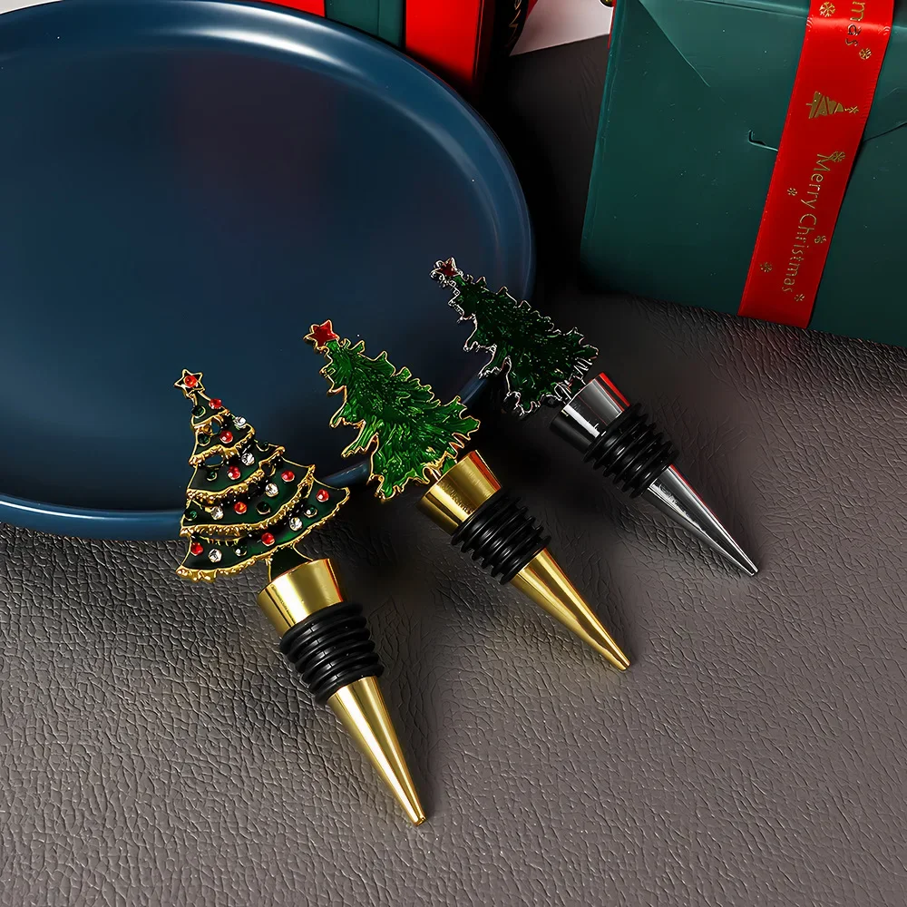 Modern Simple Christmas Series Wine Wine Stopper Creative Christmas Tree Snow Wine Bottle Stopper Champagne Stopper Bar Tools
Modern Simple Christmas Series Wine Wine Stopper Creative Christmas Tree Snow Wine Bottle Stopper Champagne Stopper Bar Tools