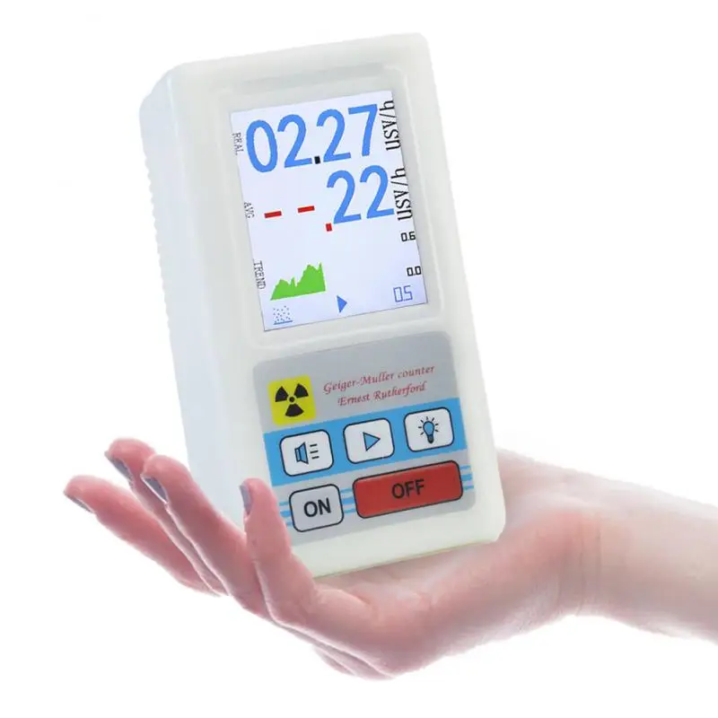 Geiger Counter Nuclear Radiation Detector Personal Dosimeter X-ray Beta Gamma Detector LCD Radioactive Tester Marble Tool
Geiger Counter Nuclear Radiation Detector Personal Dosimeter X-ray Beta Gamma Detector LCD Radioactive Tester Marble Tool