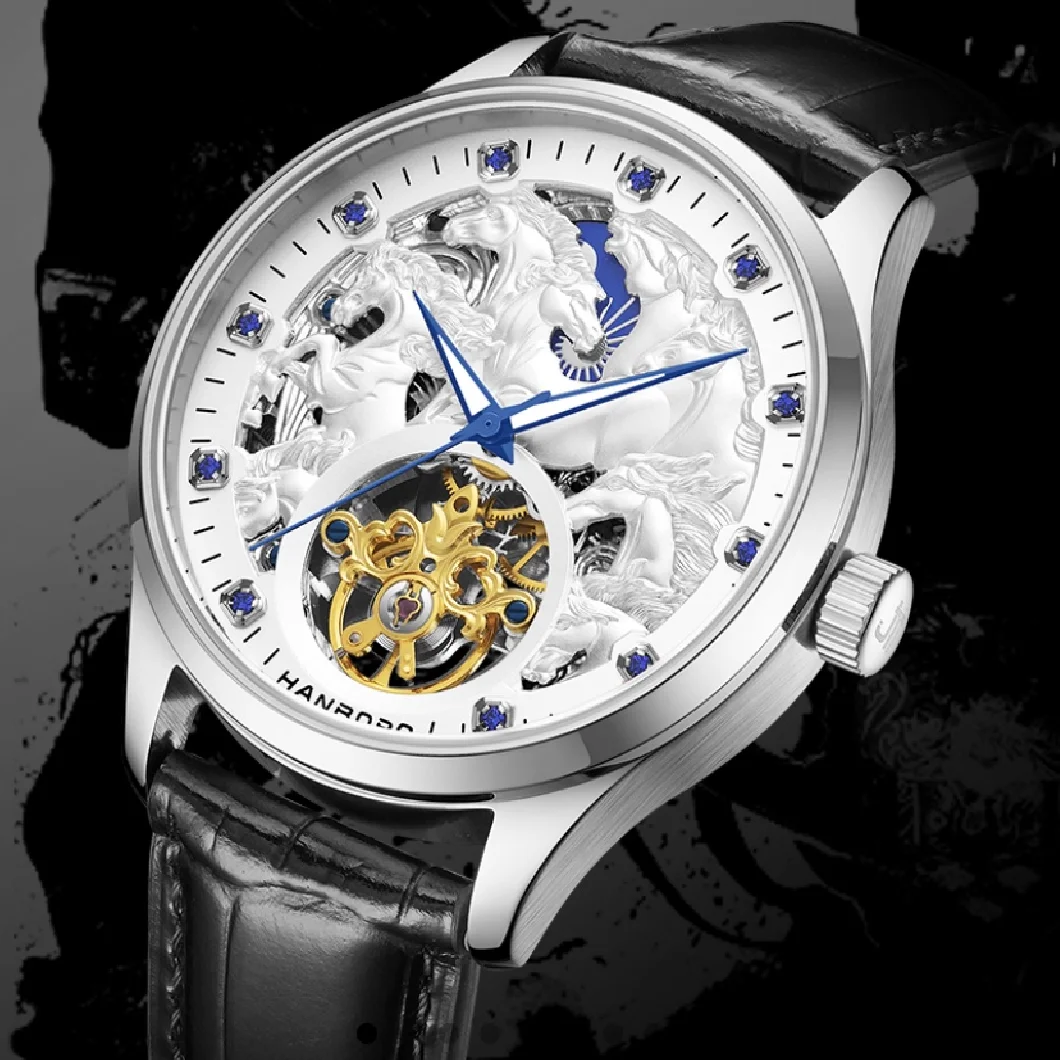 HANBORO 2022 new design luxury Top brand Mens hollow carving Automatic Mechanical watches waterproof MAN Wristwatch reloj hombre
HANBORO 2022 new design luxury Top brand Mens hollow carving Automatic Mechanical watches waterproof MAN Wristwatch reloj hombre