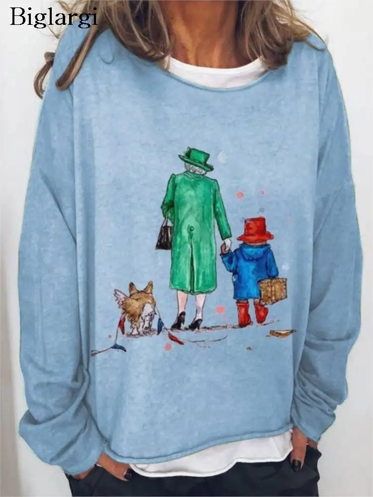 Autumn Sweatshirt Women Cartoon Anime Print Casual Loose Ladies Sweatshirts Fashion Sweatshirt Woman 2023
Autumn Sweatshirt Women Cartoon Anime Print Casual Loose Ladies Sweatshirts Fashion Sweatshirt Woman 2023