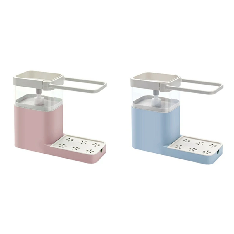 Liquid Dispenser Sponge Holder Towel Rack Bowl Washing Dish Soap Dispenser For Kitchen 4-In-1 Soap Dispenser Set
Liquid Dispenser Sponge Holder Towel Rack Bowl Washing Dish Soap Dispenser For Kitchen 4-In-1 Soap Dispenser Set