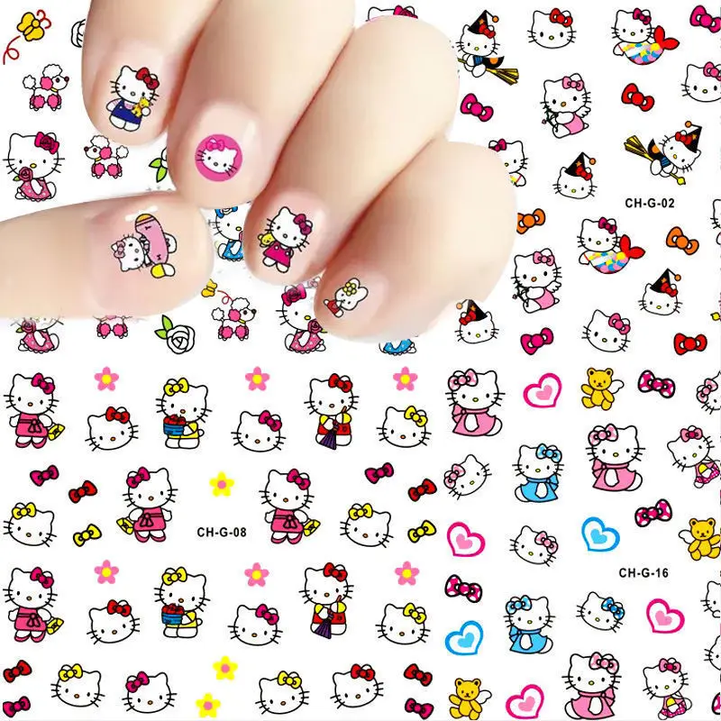 Hello Kitty Children's Nail Stickers Kawaii Girl Finger Stick Cute Cartoon Princess Waterproof Removable Nail Stickers 
Hello Kitty Children's Nail Stickers Kawaii Girl Finger Stick Cute Cartoon Princess Waterproof Removable Nail Stickers